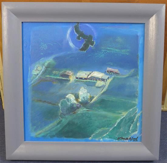 § Harold Mockford (1932-) Crow Farm, Ditchling, 15.5 x 15in.